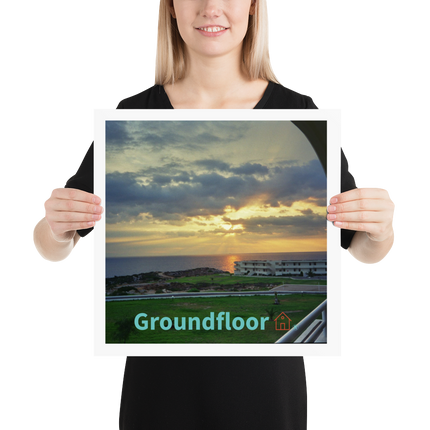 Natural View Poster with Groundfloor with House Logo