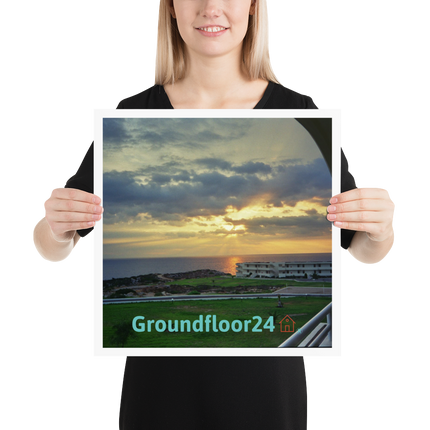 Natural View Poster with Groundfloor24 with House Logo