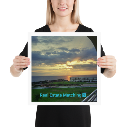 Natural View Poster with realestatematching with key Logo
