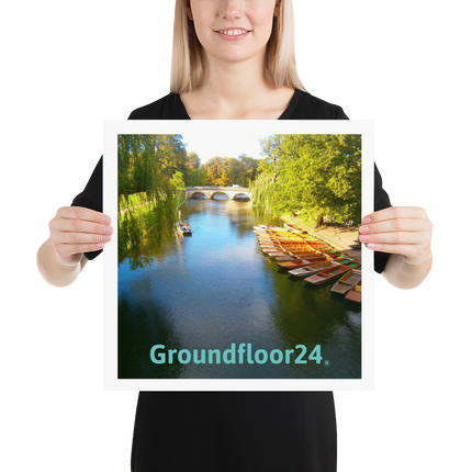 Beautiful Nature Poster with Groundfloor24 without House Logo