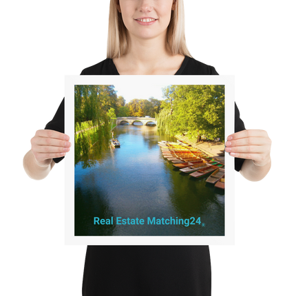 Beautiful Nature Poster with realestatematching24 without key Logo