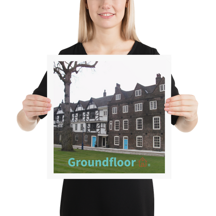 Beutiful Palace Poster with Groundfloor with House Logo