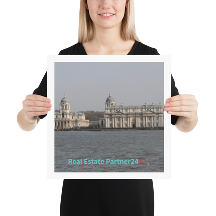 Riverside Beauty Poster with realestatepartner24 with house Logo