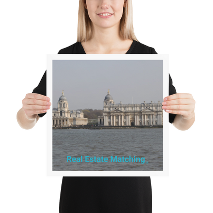 Riverside Beauty Poster with realestatematching without key Logo