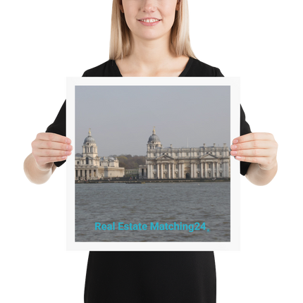Riverside Beauty Poster with realestatematching24 without key Logo