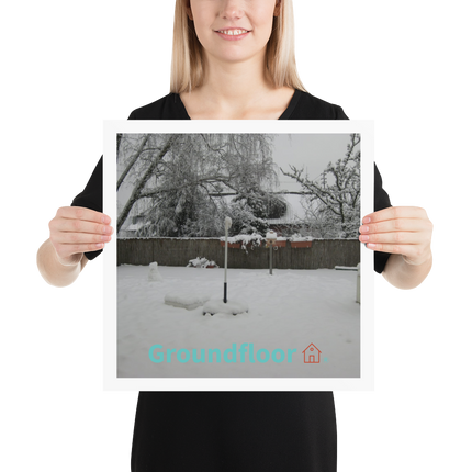 Winter Wonderland Poster with Groundfloor with House Logo