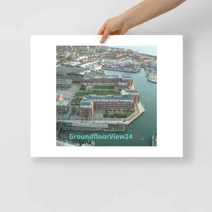 Nice City Poster with groundfloorview24 with House Logo