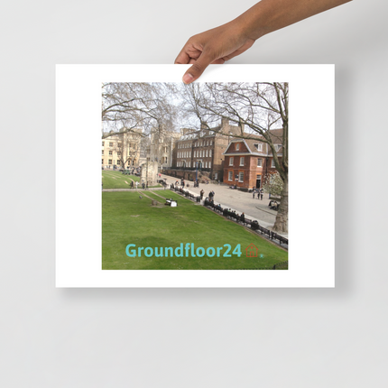 Beutiful Park Poster with Groundfloor24 with House Logo