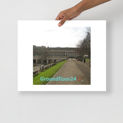 Majestic Palace Poster with Groundfloor24 with House Logo