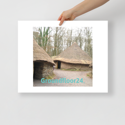 Village Charm Poster with Groundfloor24 without House Logo
