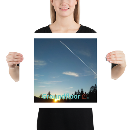 Attractive Sinari Poster with Groundfloor with House Logo