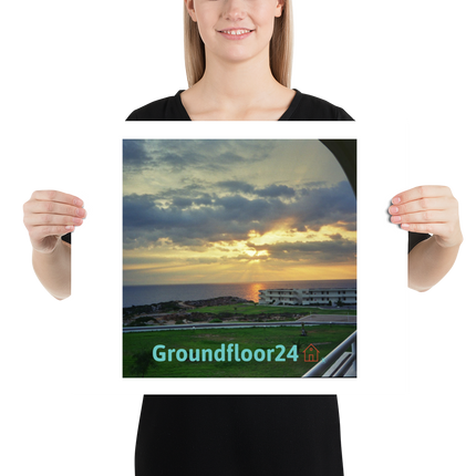 Natural View Poster with Groundfloor24 with House Logo