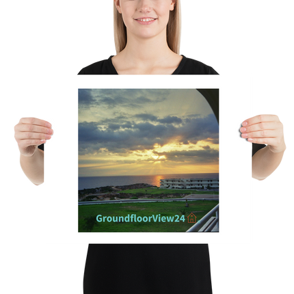 Natural View Poster with groundfloorview24 with House Logo