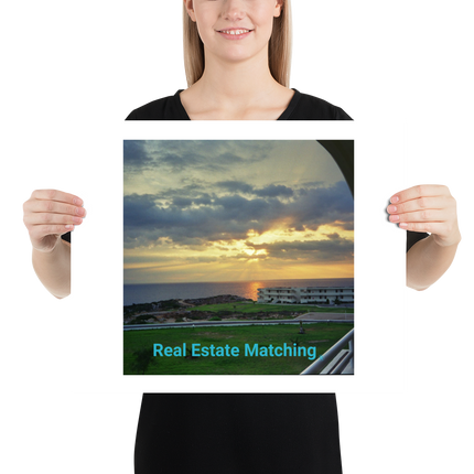 Natural View Poster with realestatematching without key Logo