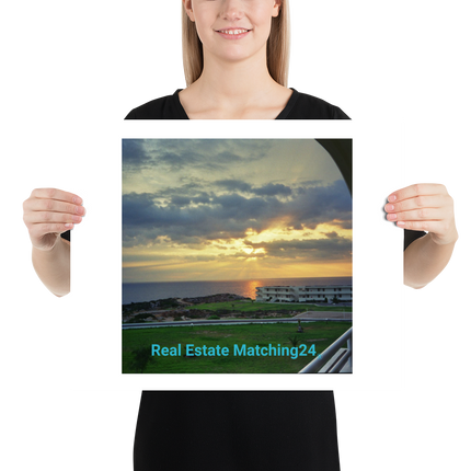 Natural View Poster with realestatematching24 without key Logo
