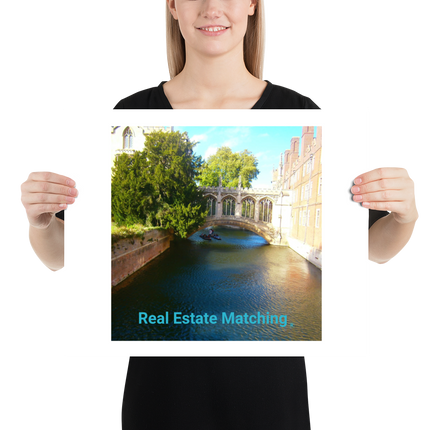 Beutiful Canel Poster with realestatematching without key Logo