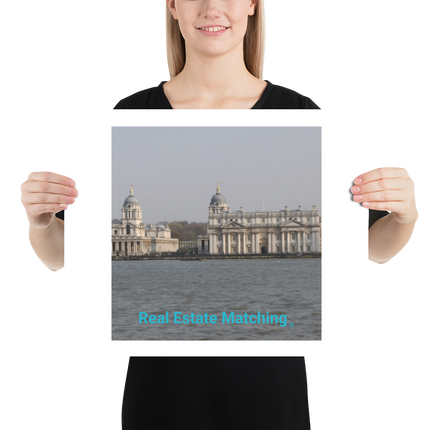 Riverside Beauty Poster with realestatematching without key Logo