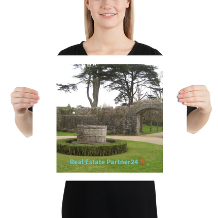 Nature's Wonders Poster with realestatepartner24 with house Logo