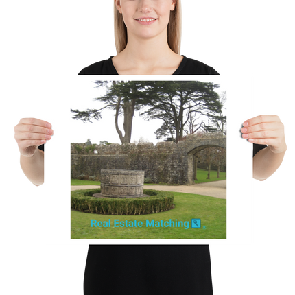 Nature's Wonders Poster with realestatematching with key Logo