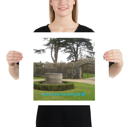 Nature's Wonders Poster with realestatematching24 with key Logo