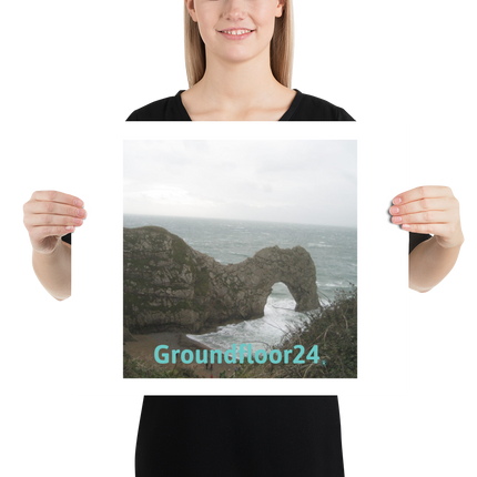Coastal Escape Poster with Groundfloor24 without House Logo