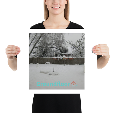 Winter Wonderland Poster with Groundfloor with House Logo