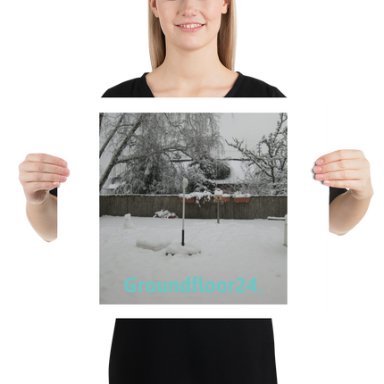 Winter Wonderland Poster with Groundfloor24 without House Logo
