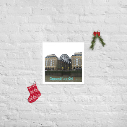 Hay's Galleria Poster with Groundfloor24 Logo