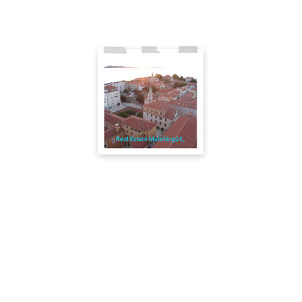 Roof Sunset View Poster with realestatematching24 without key Logo