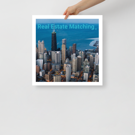 Beutiful Sinari Poster with Real Estate Matching Logo