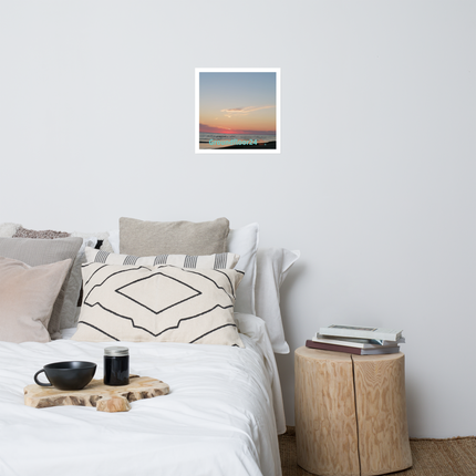 Sunset Sinari Poster with Groundfloor24 Logo