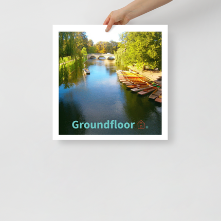 Beautiful Nature Poster with Groundfloor with House Logo