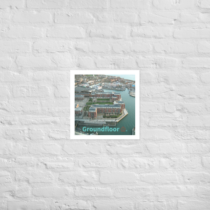 Nice City Poster with Groundfloor with House Logo