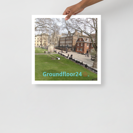 Beutiful Park Poster with Groundfloor24 with House Logo