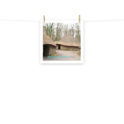 Village Charm Poster with realestatepartner24 with house Logo