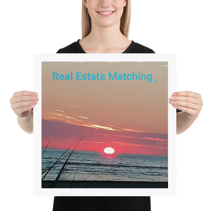 Beutiful Poster with Real Estate Matching Logo