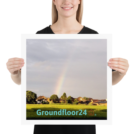 The Rainbow Sinari Poster with Groundfloor24 Logo