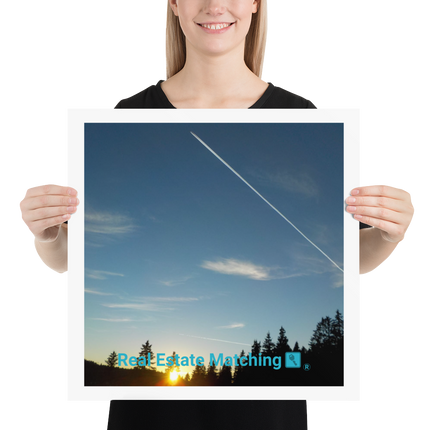 Attractive Sinari Poster with realestatematching with key Logo