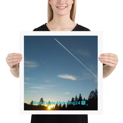 Attractive Sinari Poster with realestatematching24 with key Logo