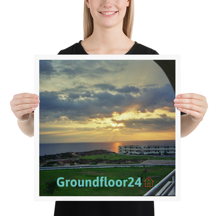 Natural View Poster with Groundfloor24 with House Logo