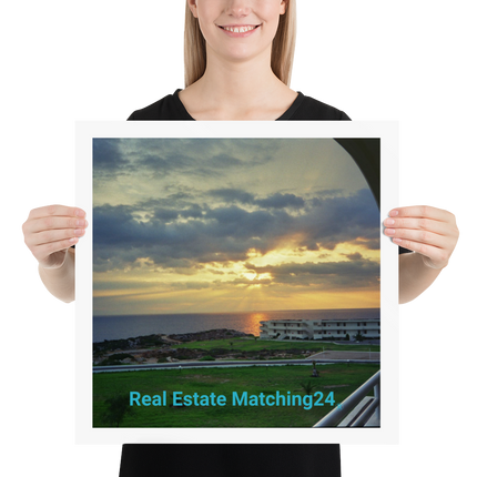 Natural View Poster with realestatematching24 without key Logo