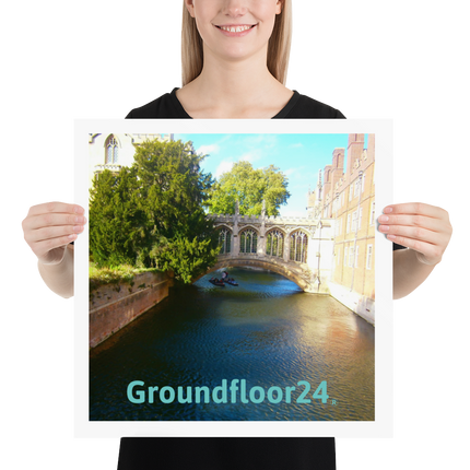 Beutiful Canel Poster with Groundfloor24 without House Logo