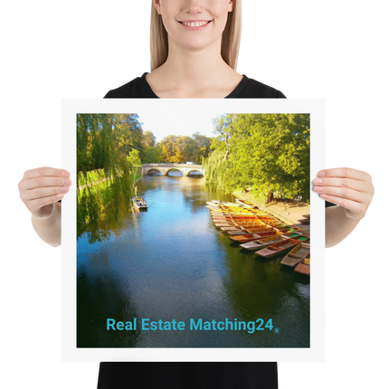 Beautiful Nature Poster with realestatematching24 without key Logo