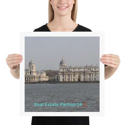 Riverside Beauty Poster with realestatepartner24 with house Logo