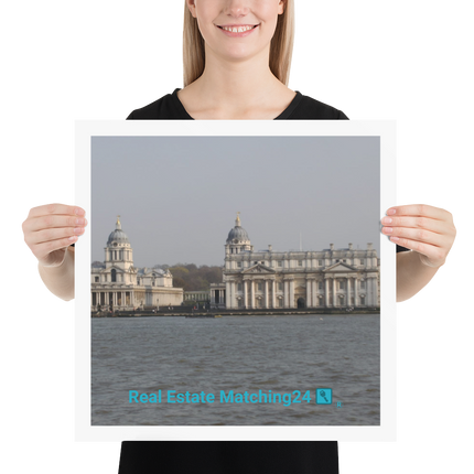 Riverside Beauty Poster with realestatematching24 with key Logo