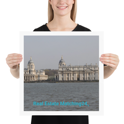 Riverside Beauty Poster with realestatematching24 without key Logo
