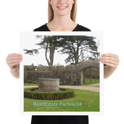 Nature's Wonders Poster with realestatepartner24 with house Logo