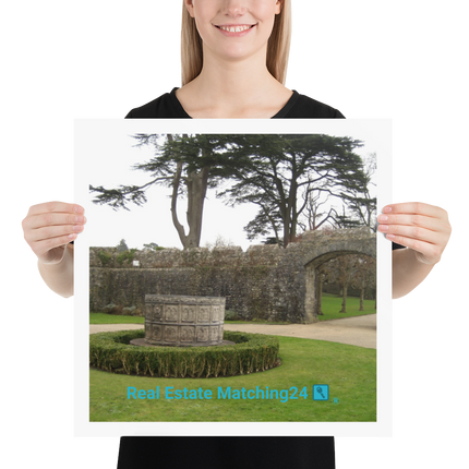 Nature's Wonders Poster with realestatematching24 with key Logo