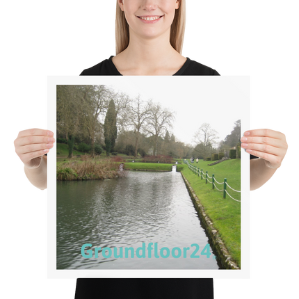 Lakeside Beauty Poster with Groundfloor24 without House Logo