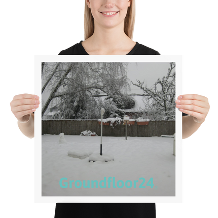 Winter Wonderland Poster with Groundfloor24 without House Logo